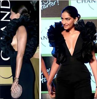 2. Sonam Kapoor at a launch party.