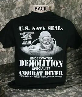 Футболка Navy SEALs Combat Diver T-Shirt UDT Underwater Demo