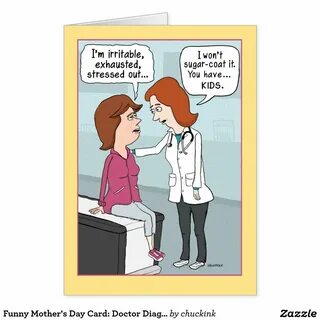 Funny Stressed Out Mother's Day Card Zazzle.com Happy mother