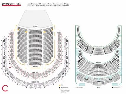 Carnegie Hall Seating Chart