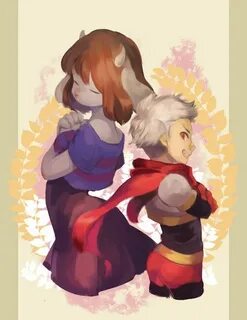 Overtale Frisk and Papyrus Undertale drawings, Undertale, An