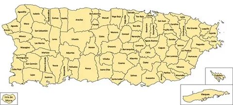 32 Mapa De Puerto Rico Y Sus Pueblos Para Imprimir - Maps Da