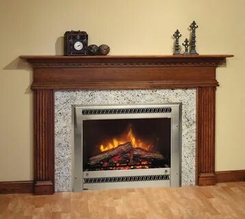Charmglow Electric Fireplace with Metal Screen Faux fireplac