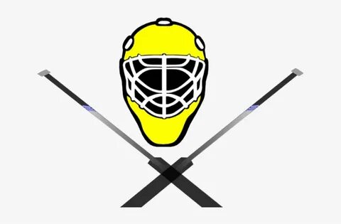 Lacrosse Clipart Crossed - Hockey Goalie Mask Clipart - Free