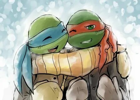 Leo and Raph by *LeonStar123 on deviantART their such cute b