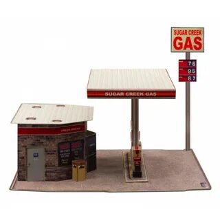 BK 3208 1:32 Scale Gas Station Building Kit