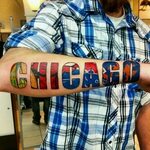 Chicago Tattoo Chicago tattoo, Chicago cubs tattoo, Chicago 