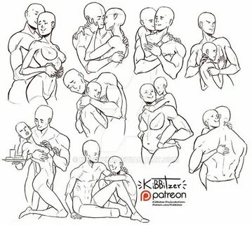 Pin by Sara on Изображения поз и стоек Hugging drawing, Draw