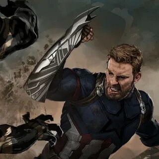 The concept of Infinity War concept shows that Cap should po