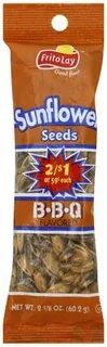 Frito Lay BBQ Flavored Sunflower Seeds - 2.125 oz, Nutrition