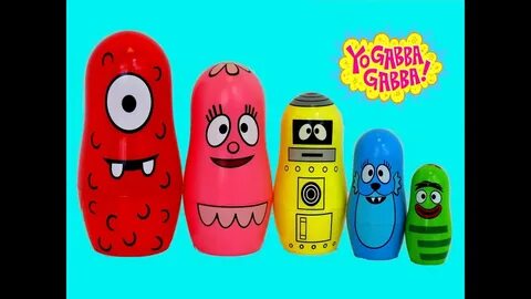 The Yo Gabba Gabba Nesting Dolls Surprise Toys and Play-Doh,