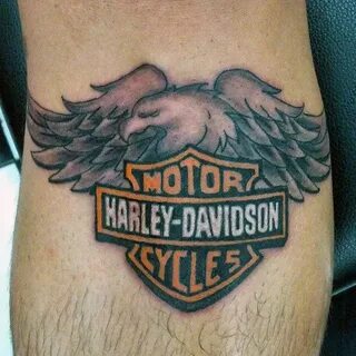 90 Harley Davidson Tattoos For Men - Manly Motorcycle Design
