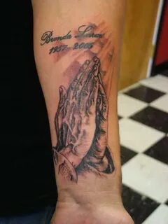 Awesome Galleries: Cool Praying Hands Tattoos Ideas