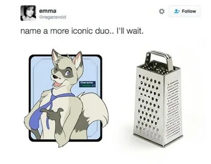 Slideshow racoon cheese grater.
