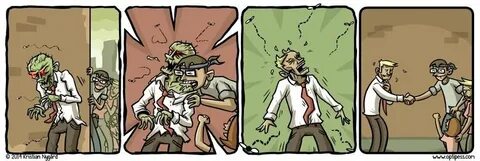 optipess :: parallel universe :: bite :: zombie :: comics (f