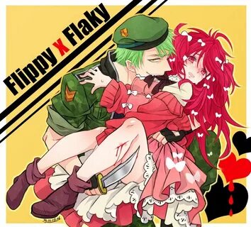 flippy x flaky anime Happy tree friends flippy, Happy tree f