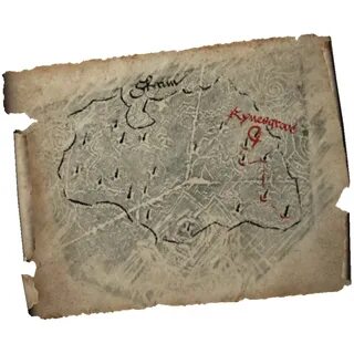 Map of Dragon Burials - Skyrim Wiki