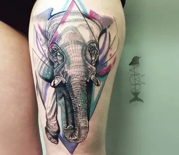 Amax Web Design on Twitter Geometric elephant tattoo, Elepha