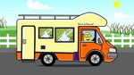 Truck Camper Minions For Kids Konstruction Auto cartoon - Yo
