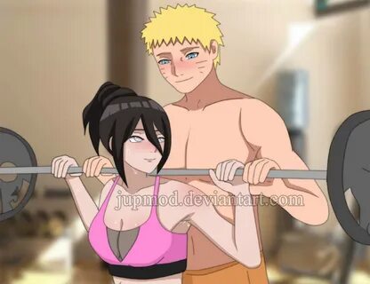 NaruHanabi: Workout Couple (Close-up) by JuPMod on DeviantAr