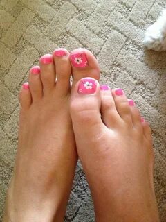 Hot pink toes sparrow me the drama o*p*i Neon nails make you