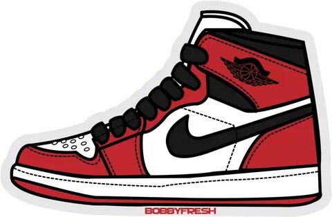 Jordan Retro 1 Og High Sticker Bobby Fresh - Air Jordan 1 St