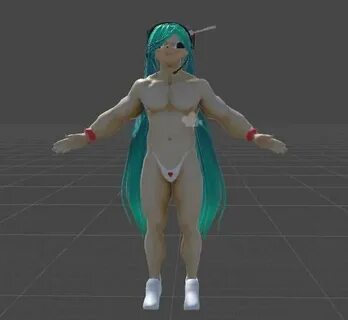 Hawt anime girl - VRChat Supported Avatar VRCMods