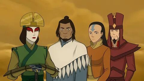 Avatar Kyoshi, Kuruk, Yangchen, and Jafar by kkachi95 on Dev