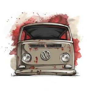 Volkswagen Bus Drawing at GetDrawings Free download