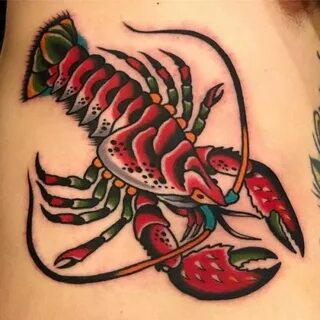 ElectricTattoos Traditional tattoo flash, Lobster tattoo, Vi