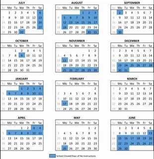 The School District Of Palm Beach County School Calendar 202