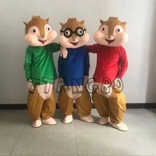 Sale Alvin and the Chipmunk Characters Cartoon Mascot Costum