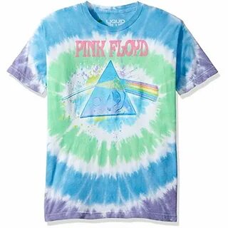 Liquid Blue - Pink Floyd Dark Side Oil Paint Tie-Dye T-Shirt