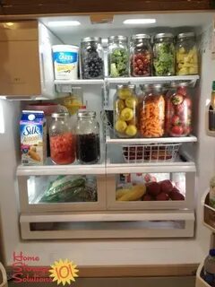Real Life Refrigerator Organization & Storage Ideas Fridge o