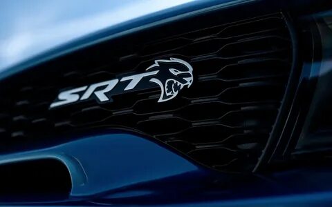 Скачать обои Logo, Dodge Charger, Tuning, Hellcat, SRT, Wide