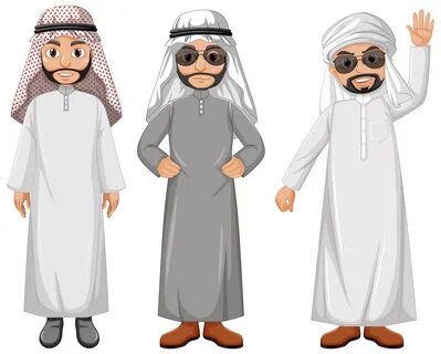 Arab man cartoon character 1402029 Vector Art at Vecteezy