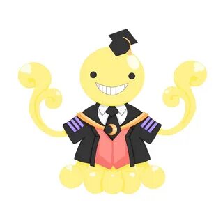 Koro sensei fanart chibi no background by Cherie-Bunnie on D