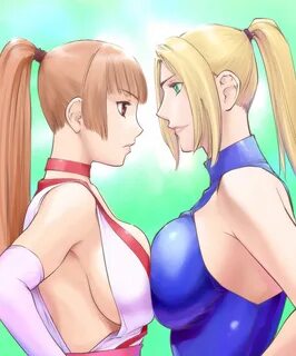 Anime boob fight