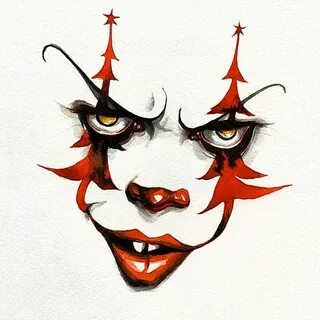 Pin by Schmidtb on Pennywise the dancing clown Scary drawing