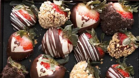 Homemade Chocolate-Covered Strawberries 4 Ways - YouTube
