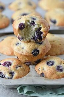 Homemade Blueberry Muffins make the best lazy weekend breakf