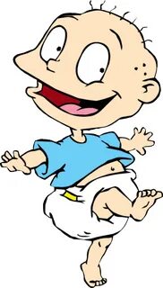 tommy rugrats 90s caricature baby sticker by @rutymo