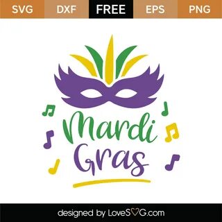 Free Mardi Gras SVG Cut Files Lovesvg.com