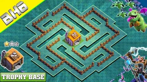 BEST BH6 Base 2019 Builder Hall 6 Trophy Base with COPY LINK