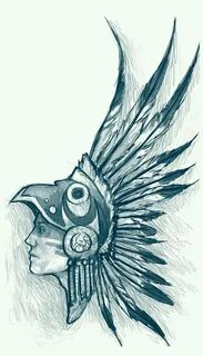 Pin by Oscar monroy on malena Warrior drawing, Mayan art, Az
