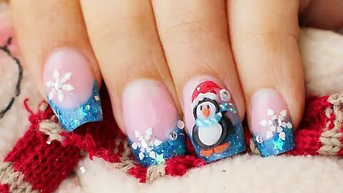 Uñas En Alto Relieve De Navidad