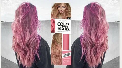 L'Oreal Colorista Pink hair review// Will it ever wash out? 