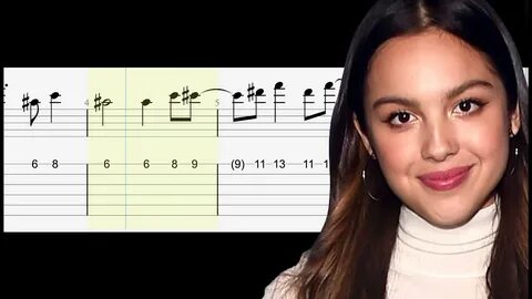 Olivia Rodrigo - jealousy, jealousy (Guitar Tutorial) Tabs W