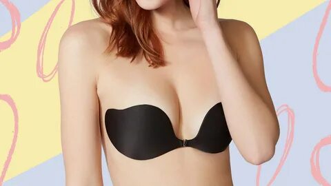 Clothing, DD/E Cup Langwolf Adhesive Strapless Bra Backless 2Pcs Invisible ...