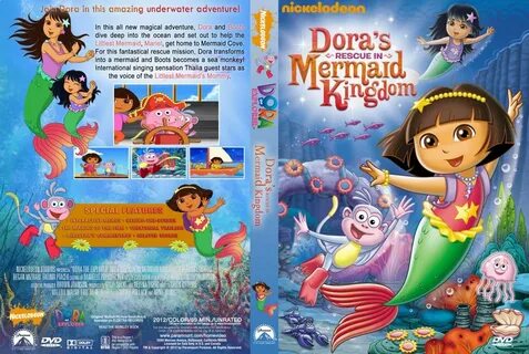 Dora's Rescue In Mermaid Kingdom- Movie DVD Custom Covers - 